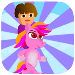 Скачать Dora Riding Pony Escape Jungle (Дора на Пони Едет из Джунглей) [Взлом/МОД Бесконечные деньги] последняя версия 0.3.7 (на 5Плей бесплатно) для Андроид