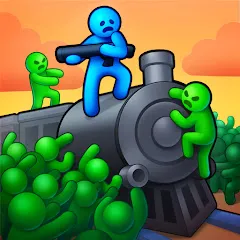 Скачать Train Defense: Зомби Игра (Трейн Дефенс) [Взлом/МОД Много денег] последняя версия 0.4.4 (5Play ru apk ) для Андроид