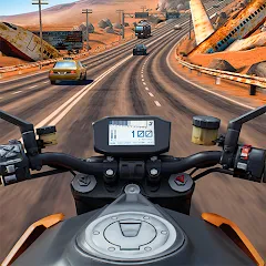 Скачать Moto Rider GO: Highway Traffic (Мото Райдер ГО) [Взлом/МОД Бесконечные деньги] последняя версия 2.8.6 (4PDA apk) для Андроид