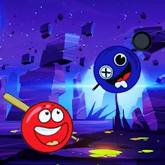 Скачать Red Bounce Ball: Blue Monster (Ред Баунс Болл) [Взлом/МОД Unlocked] последняя версия 0.7.2 (5Play ru apk ) для Андроид