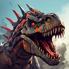 Скачать Mech War: Jurassic Dinosaur (Мех Батл) [Взлом/МОД Много денег] последняя версия 1.8.8 (4PDA apk) для Андроид