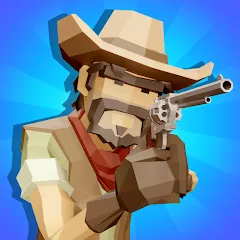 Скачать Western Cowboy: Shooting Game (Вестерн Каубой) [Взлом/МОД Unlocked] последняя версия 2.7.4 (на 5Плей бесплатно) для Андроид