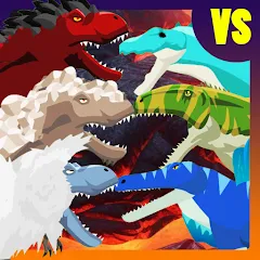 Скачать T-Rex Fights More Dinosaurs [Взлом/МОД Все открыто] последняя версия 0.3.3 (5Play ru apk) для Андроид