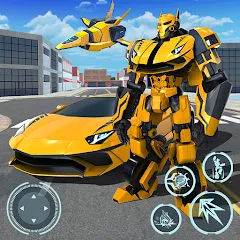 Скачать Robot Game: Transform & Fight (Робот Игра Трансформация Автомобиля) [Взлом/МОД Unlocked] последняя версия 0.9.2 (5Play ru apk ) для Андроид