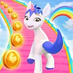 Скачать Unicorn Kingdom: Running Games (Юникорн Кингдом) [Взлом/МОД Меню] последняя версия 1.1.1 (бесплатно на 5Play) для Андроид