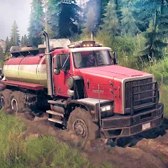 русский грязевой грузовик 