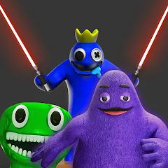 Скачать Grimace monster playground (Батл Плейграунд Монстерс) [Взлом/МОД Unlocked] последняя версия 0.8.3 (4PDA apk) для Андроид