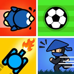 Скачать 2 Player Games : Red vs Blue (Игрока Игры) [Взлом/МОД Unlocked] последняя версия 0.7.9 (на 5Плей бесплатно) для Андроид