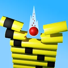 Скачать Прыгающий шарик разбивает стек  [Взлом/МОД Unlocked] последняя версия 1.2.3 (бесплатно на 4PDA) для Андроид