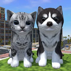 Скачать Cute Cat And Puppy World (Кьют Кэт Энд Паппи Ворлд) [Взлом/МОД Меню] последняя версия 2.4.8 (5Play ru apk ) для Андроид