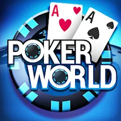 Скачать Poker World, Offline TX Holdem (Покер Ворлд) [Взлом/МОД Unlocked] последняя версия 1.4.8 (5Play ru apk ) для Андроид