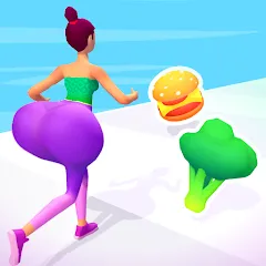 Скачать Twerk Race 3D: Belly Body Run (Тверк Рейс 3D) [Взлом/МОД Бесконечные деньги] последняя версия 2.2.5 (бесплатно на 5Play) для Андроид