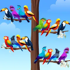 Скачать Головоломка Сортировка птиц  [Взлом/МОД Много денег] последняя версия 2.2.3 (4PDA apk) для Андроид