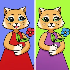 Скачать Найди отличия: Милые Котики [Взлом/МОД Меню] последняя версия 0.7.6 (4PDA apk) для Андроид