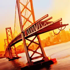 Скачать Bridge Construction Simulator (Бридж Конструкшн Симулятор) [Взлом/МОД Все открыто] последняя версия 1.4.3 (бесплатно на 5Play) для Андроид