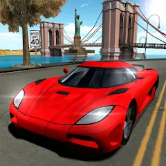 Скачать Car Driving Simulator: NY (Симулятор вождения автомобиля) [Взлом/МОД Unlocked] последняя версия 0.1.1 (бесплатно на 5Play) для Андроид