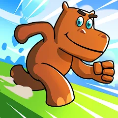 Скачать Hippo Dash (Хиппо Дэш) [Взлом/МОД Unlocked] последняя версия 2.5.1 (на 5Плей бесплатно) для Андроид