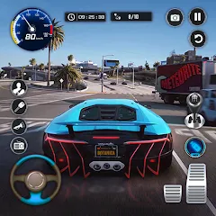 Скачать Traffic Driving Car Simulator (Трафик вождения автомобиля симулятор) [Взлом/МОД Меню] последняя версия 0.9.3 (4PDA apk) для Андроид