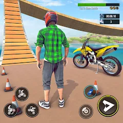 Скачать Гонки на мотоциклах трюковые [Взлом/МОД Меню] последняя версия 0.4.3 (5Play ru apk) для Андроид