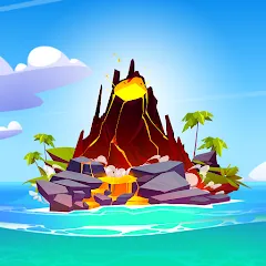 Volcano Island - Sim Game (Вулканический остров)