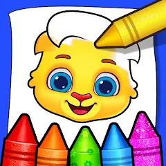 Скачать Игры раскраска: Дети рисование  [Взлом/МОД Меню] последняя версия 1.3.9 (на 5Плей бесплатно) для Андроид