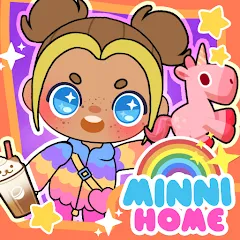 Скачать Minni Family Home - Play House (Минни Семейный дом) [Взлом/МОД Все открыто] последняя версия 2.6.7 (бесплатно на 5Play) для Андроид