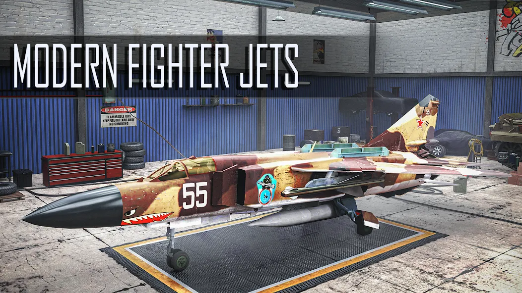 Скачать Jet Fighter: Sky Combat 3D (Джет Файтер) [Взлом/МОД Unlocked] последняя версия 1.6.9 (бесплатно на 4PDA) для Андроид