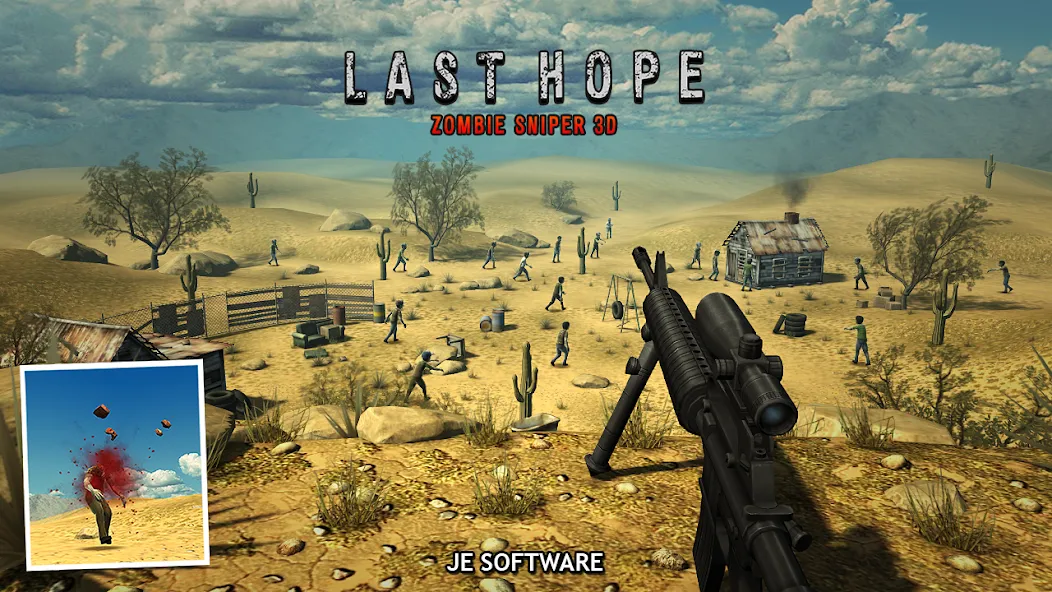 Скачать Last Hope - Zombie Sniper 3D (Ласт Хоуп) [Взлом/МОД Много денег] последняя версия 0.7.2 (бесплатно на 5Play) для Андроид