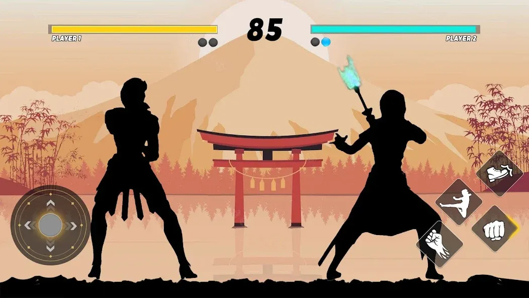 Скачать Sword Shadow Fighting Game 3D  [Взлом/МОД Все открыто] последняя версия 1.4.8 (бесплатно на 4PDA) для Андроид