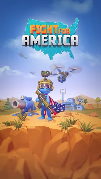 Скачать Fight For America: Завоевание (Файт фор Америка) [Взлом/МОД Unlocked] последняя версия 0.6.8 (бесплатно на 4PDA) для Андроид