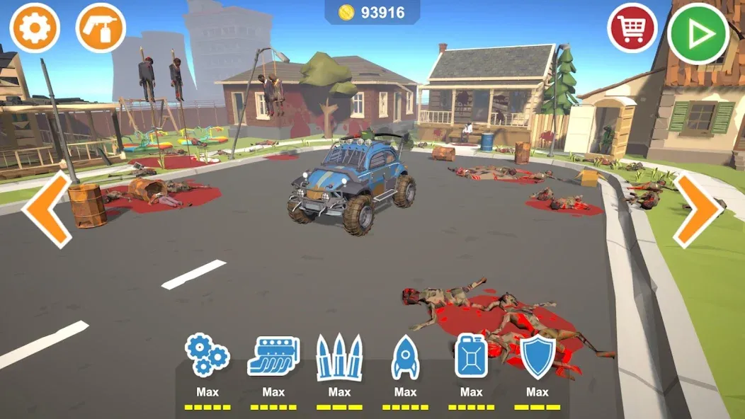 Скачать Zombie Cars: Разбивай Машины (Зомби Карс) [Взлом/МОД Бесконечные деньги] последняя версия 0.6.2 (бесплатно на 4PDA) для Андроид
