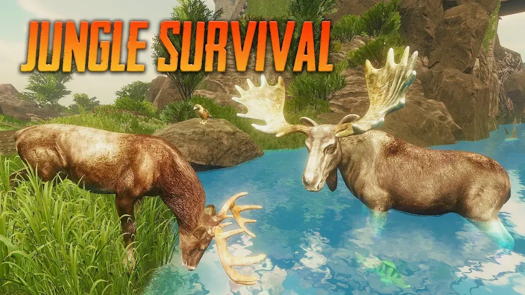 Скачать The Moose - Animal Simulator (Зе Мус) [Взлом/МОД Unlocked] последняя версия 0.8.7 (бесплатно на 4PDA) для Андроид