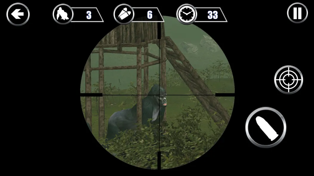 Скачать Gorilla Hunter: Охотничьи игры (Горилла Хантер) [Взлом/МОД Все открыто] последняя версия 2.4.4 (на 5Плей бесплатно) для Андроид
