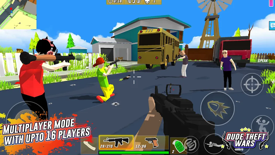 Скачать Dude Theft Wars Shooting Games (Дуд Тефт Варс) [Взлом/МОД Меню] последняя версия 1.4.9 (4PDA apk) для Андроид
