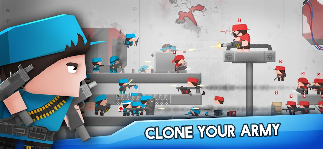 Скачать Clone Armies : Боевая игра (Клоун армии) [Взлом/МОД Все открыто] последняя версия 2.2.4 (5Play ru apk ) для Андроид