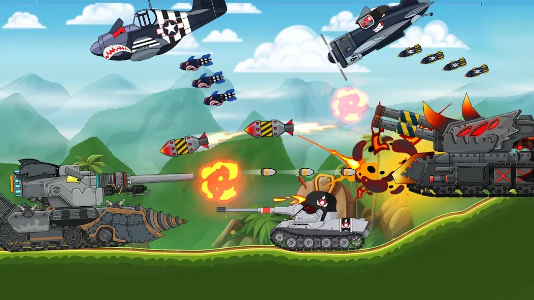 Скачать Tank Combat: War Battle (Танковый бой) [Взлом/МОД Меню] последняя версия 2.2.2 (5Play ru apk ) для Андроид