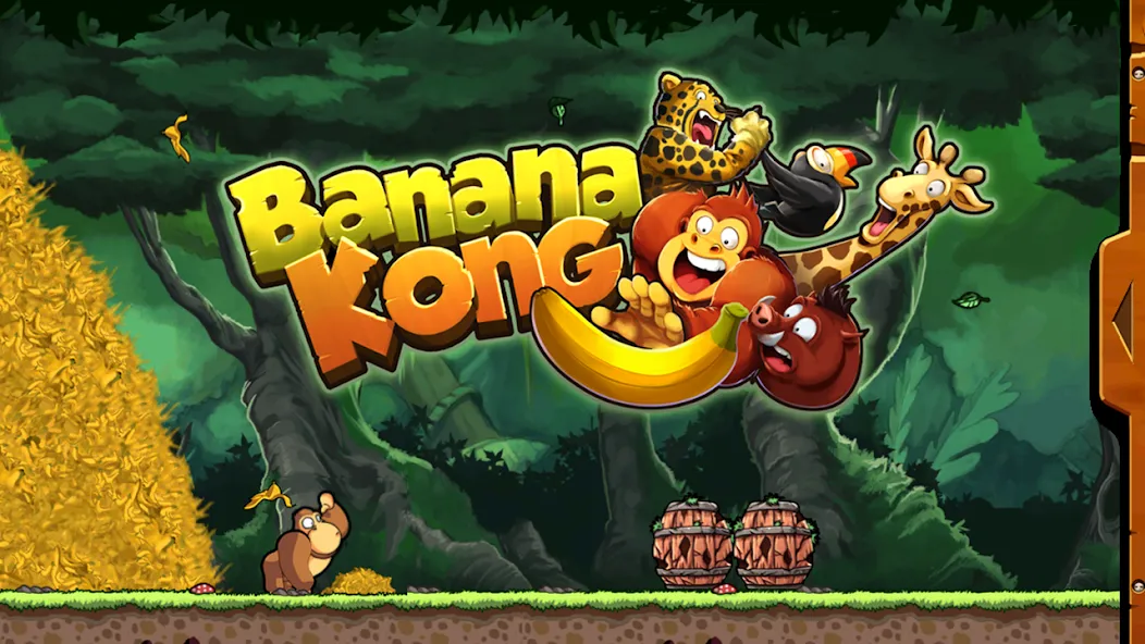 Скачать Banana Kong (Банана Конг) [Взлом/МОД Бесконечные деньги] последняя версия 2.1.8 (5Play ru apk ) для Андроид