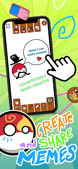 Скачать Countryball Potato Mayhem (Кантрибол Потето Мейхем) [Взлом/МОД Бесконечные деньги] последняя версия 2.1.4 (4PDA apk) для Андроид