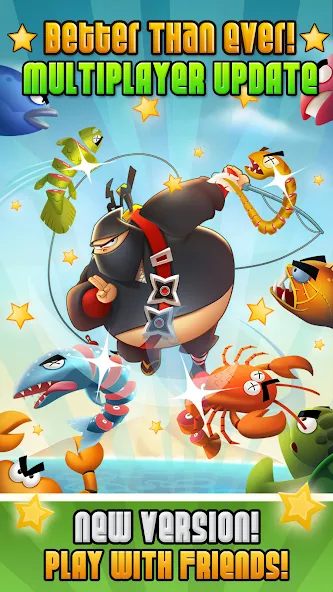 Скачать Ninja Fishing (Ниндзя Фишинг) [Взлом/МОД Меню] последняя версия 0.8.7 (бесплатно на 5Play) для Андроид