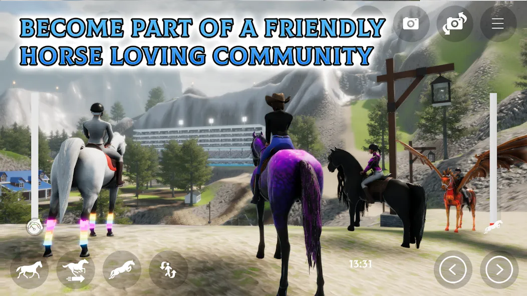 Скачать Horse Academy - Equestrian MMO (Хорс Академи) [Взлом/МОД Меню] последняя версия 2.5.7 (4PDA apk) для Андроид