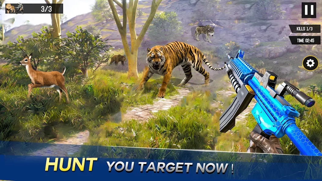 Скачать Sniper Animal Shooting Games (Снайперские игры на животных) [Взлом/МОД Много денег] последняя версия 0.6.5 (бесплатно на 5Play) для Андроид