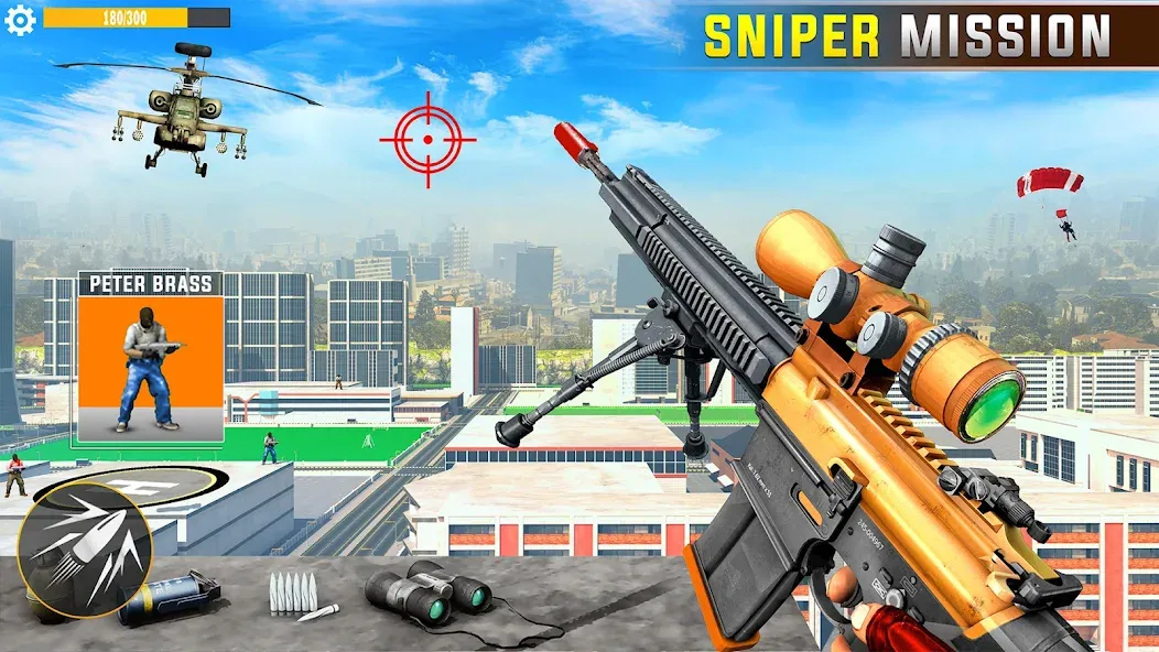 Скачать Sniper War 3D - игры с оружием (Снайперская Война 3D) [Взлом/МОД Unlocked] последняя версия 1.5.2 (на 5Плей бесплатно) для Андроид