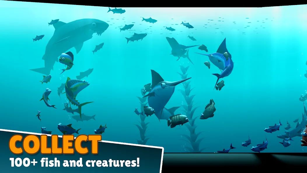 Скачать Creatures of the Deep: Fishing (Кричерс оф зе Дип) [Взлом/МОД Бесконечные деньги] последняя версия 2.9.3 (4PDA apk) для Андроид