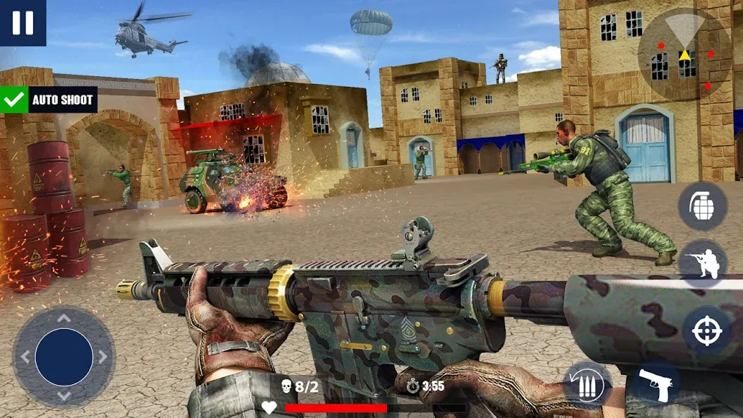 Скачать War Zone: Gun Shooting Games (Уор Зоун) [Взлом/МОД Unlocked] последняя версия 0.4.3 (4PDA apk) для Андроид
