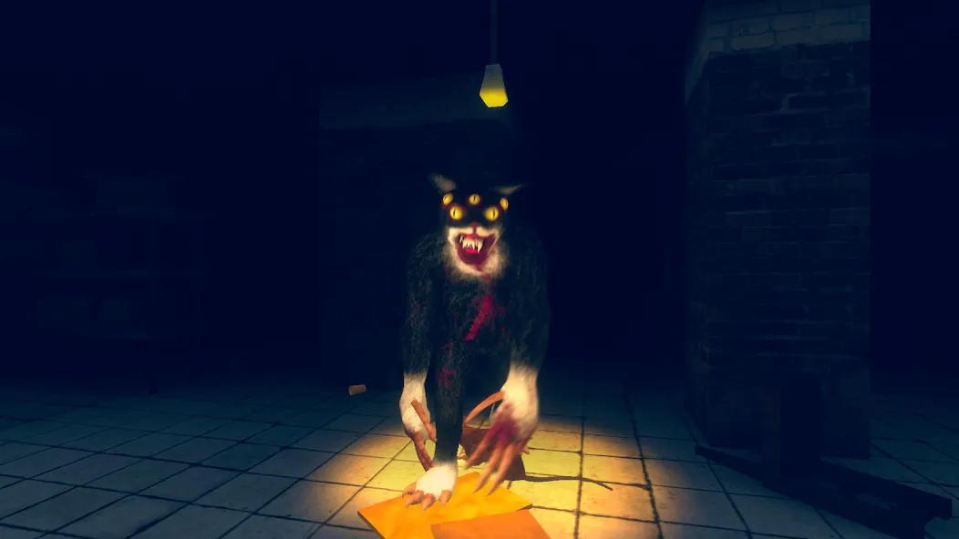 Скачать Cat Fred Evil Pet. Horror game  [Взлом/МОД Unlocked] последняя версия 0.8.5 (5Play ru apk ) для Андроид