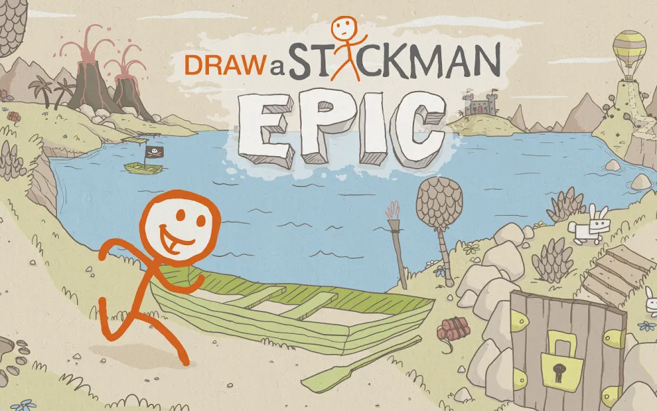 Скачать Draw a Stickman: EPIC Free (Нарисуй палочного человечка) [Взлом/МОД Меню] последняя версия 1.4.8 (бесплатно на 5Play) для Андроид