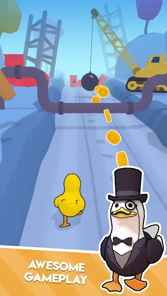 Скачать Duck On The Run (Дак он зе Ран) [Взлом/МОД Много денег] последняя версия 1.6.1 (бесплатно на 5Play) для Андроид