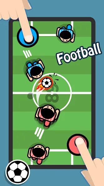 Скачать 2 Player Games : Red vs Blue (Игрока Игры) [Взлом/МОД Unlocked] последняя версия 0.7.9 (на 5Плей бесплатно) для Андроид