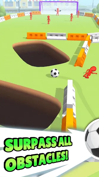 Скачать Crazy Kick! Fun Football game  [Взлом/МОД Все открыто] последняя версия 0.3.9 (на 5Плей бесплатно) для Андроид