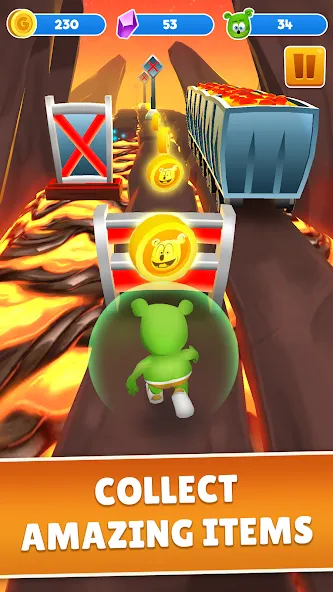 Скачать Gummy Bear Run-бесконечный бег (Гамми Бер Ран) [Взлом/МОД Бесконечные деньги] последняя версия 0.7.1 (5Play ru apk) для Андроид